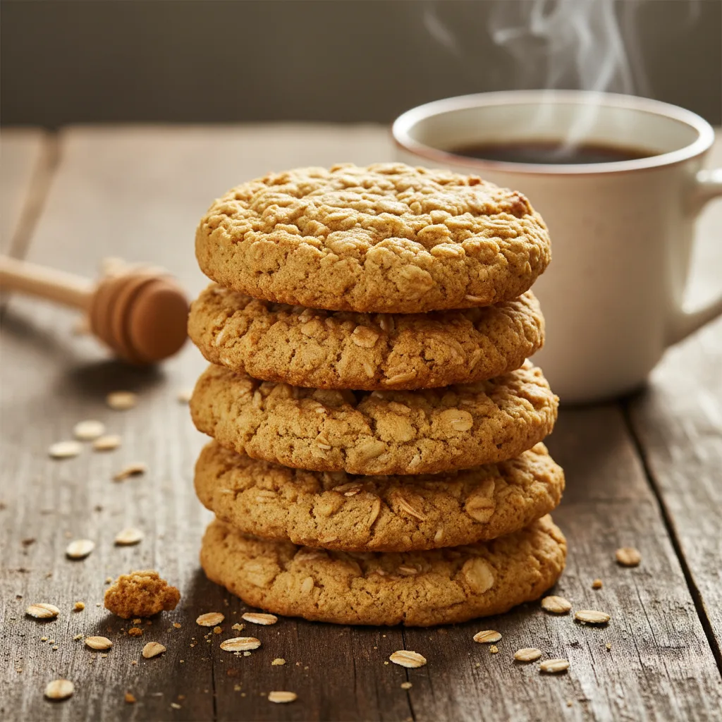 Biscoito Integral de Aveia e Mel