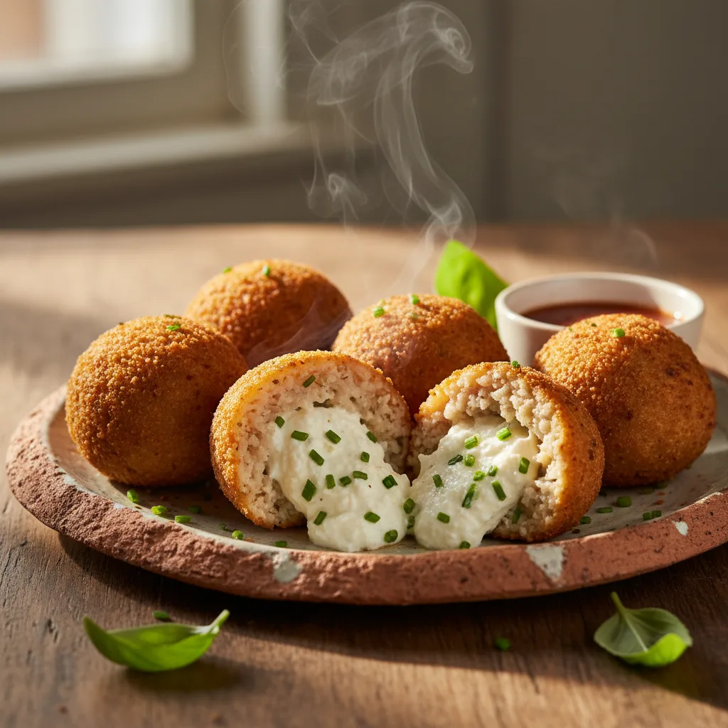 Bolinho de Arroz Integral com Ricota e Ervas: Receita Saudável