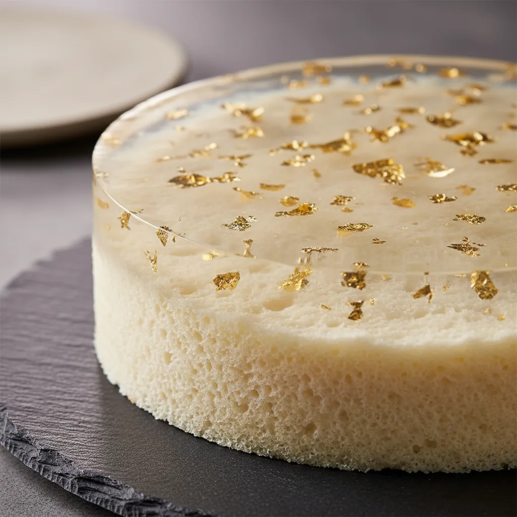 Bolo de Vidro Dourado: A Joia da Confeitaria Contemporânea