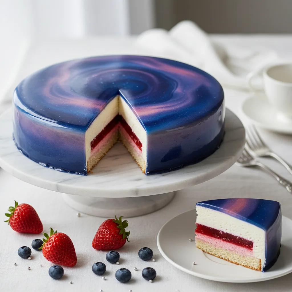 Bolo Espelhado: Receita de Entremet com Glaçagem de Vidro