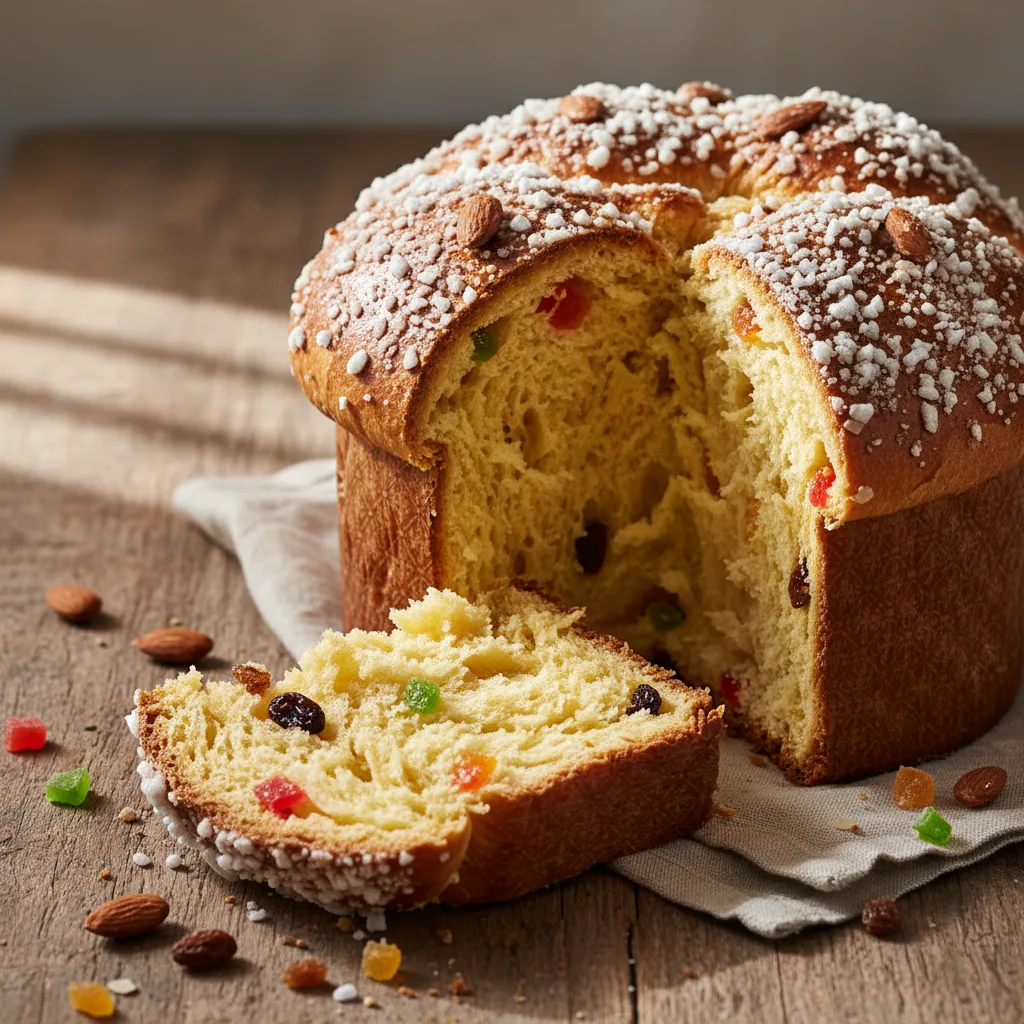 Colomba Pascal Tradicional com Frutas Cristalizadas