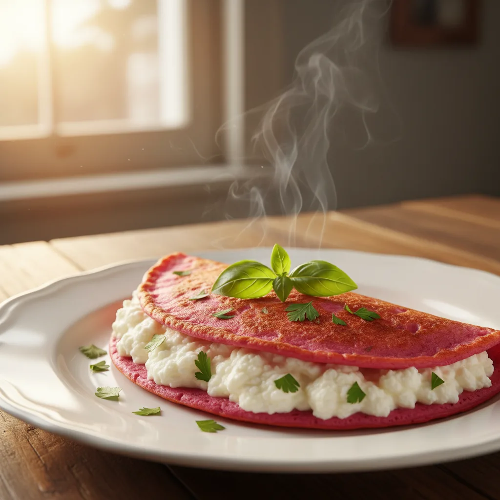 Crepioca de Beterraba Fit: Receita Rosa, Rápida e Saudável