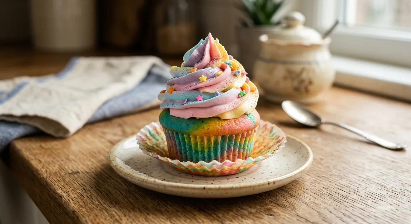Cupcake Divertido: Uma Explosão de Cores e Alegria
