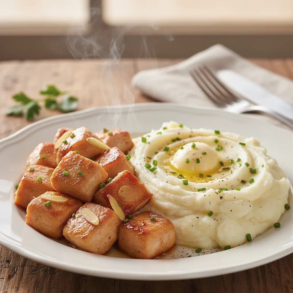 Frango Grelhado com Purê Cremoso de Batatas