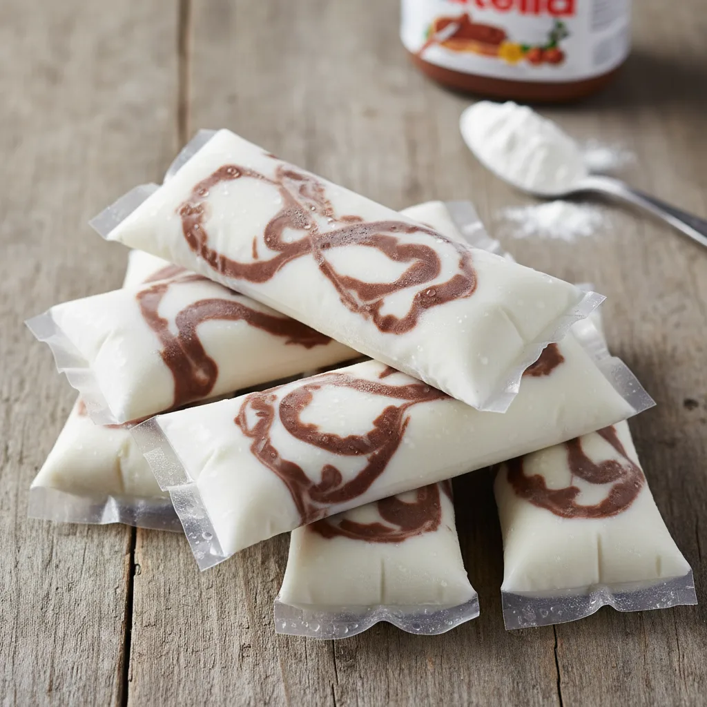 Geladinho Gourmet de Ninho com Nutella