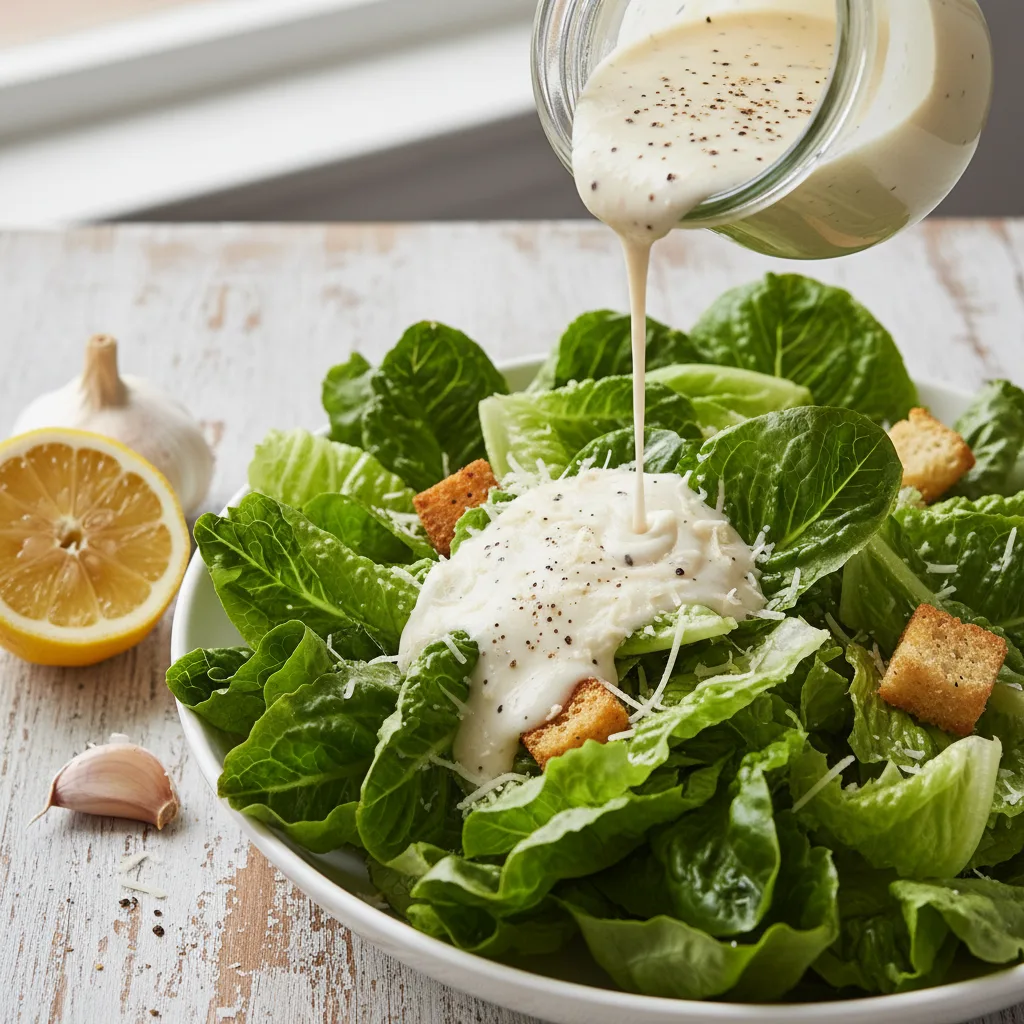 Molho Caesar Fit para Salada: Versão Leve e Saborosa