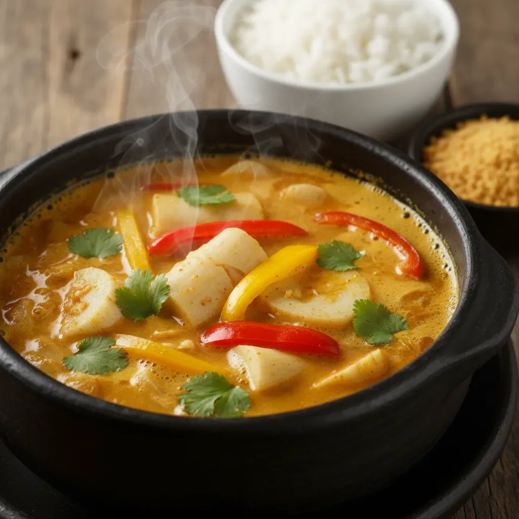 Moqueca de Palmito com Leite de Macadâmia