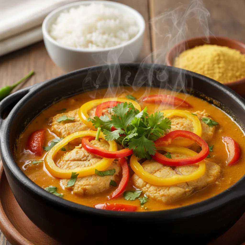Moqueca de Peixe Tropical com Leite de Coco
