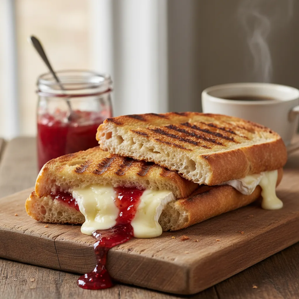 Panini com Geleia Artesanal: Um Lanche Rápido e Sofisticado
