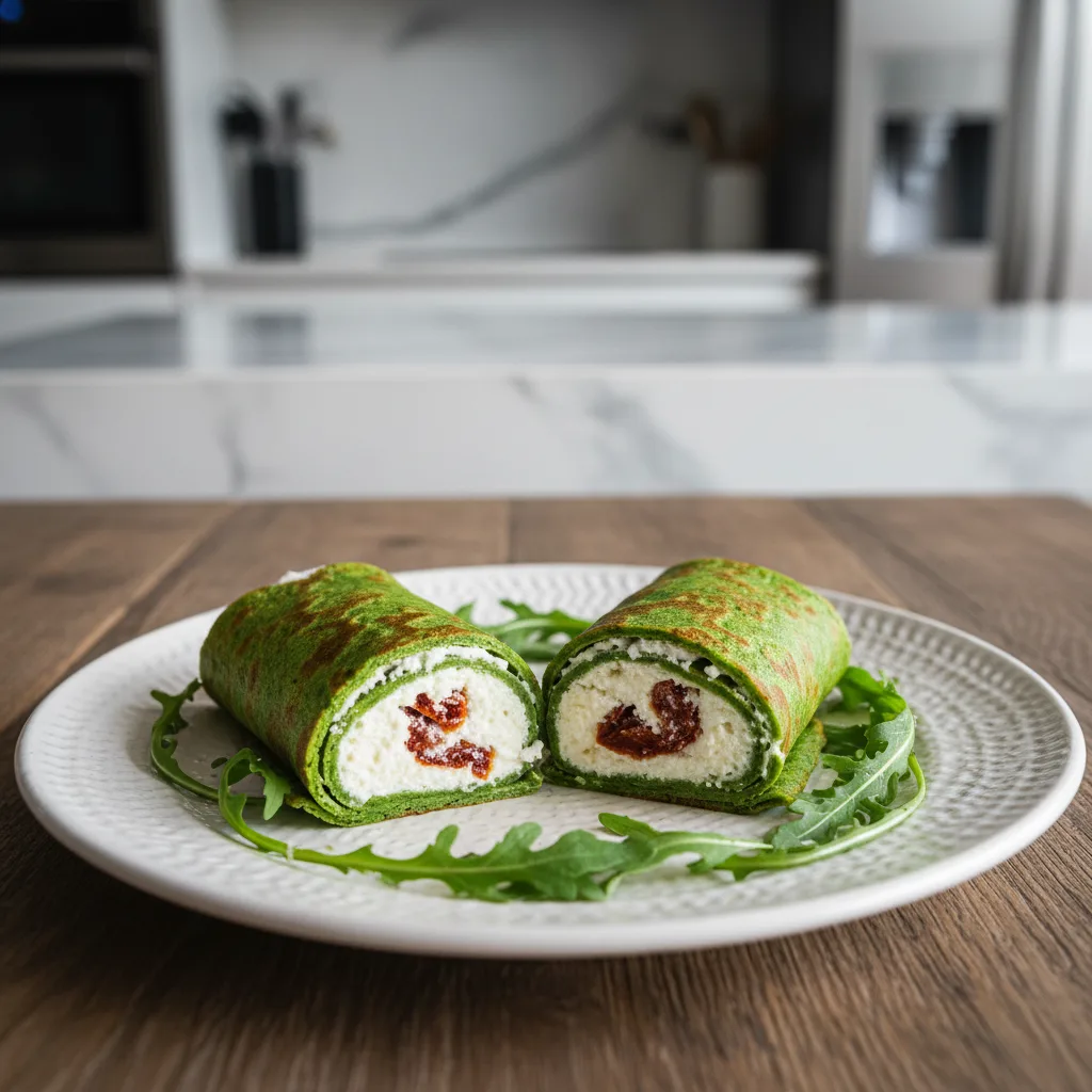 Panqueca de Espinafre da Bella Campos