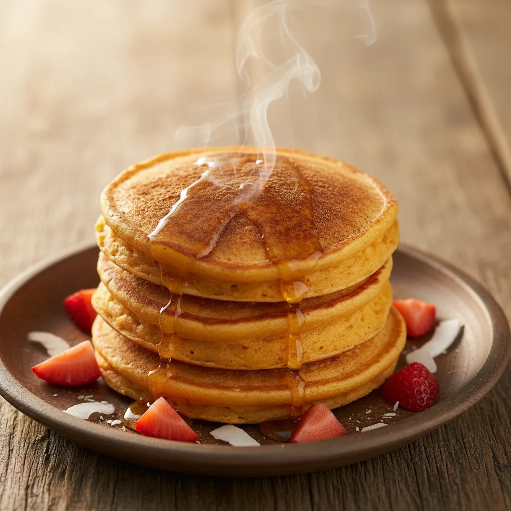 Panquecas com Batata-Doce e Canela