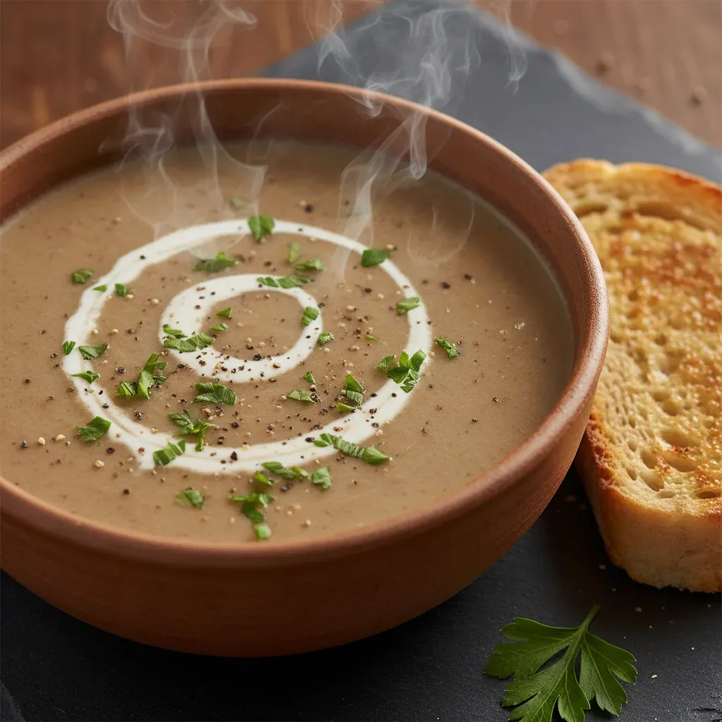 Sopa de Funghi Cremosa: Um Clássico Sofisticado