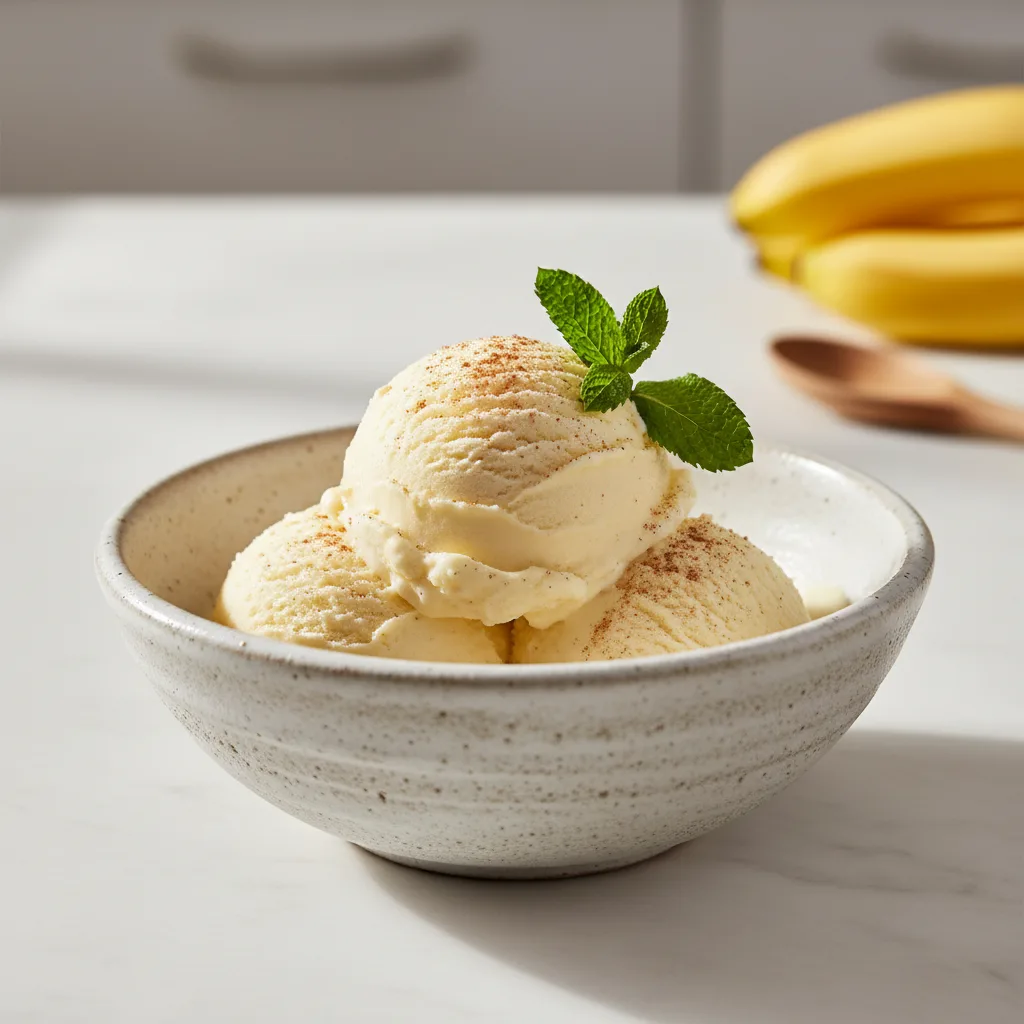 Sorvete de Banana Cremoso: Receita Saudável de 1 Ingrediente