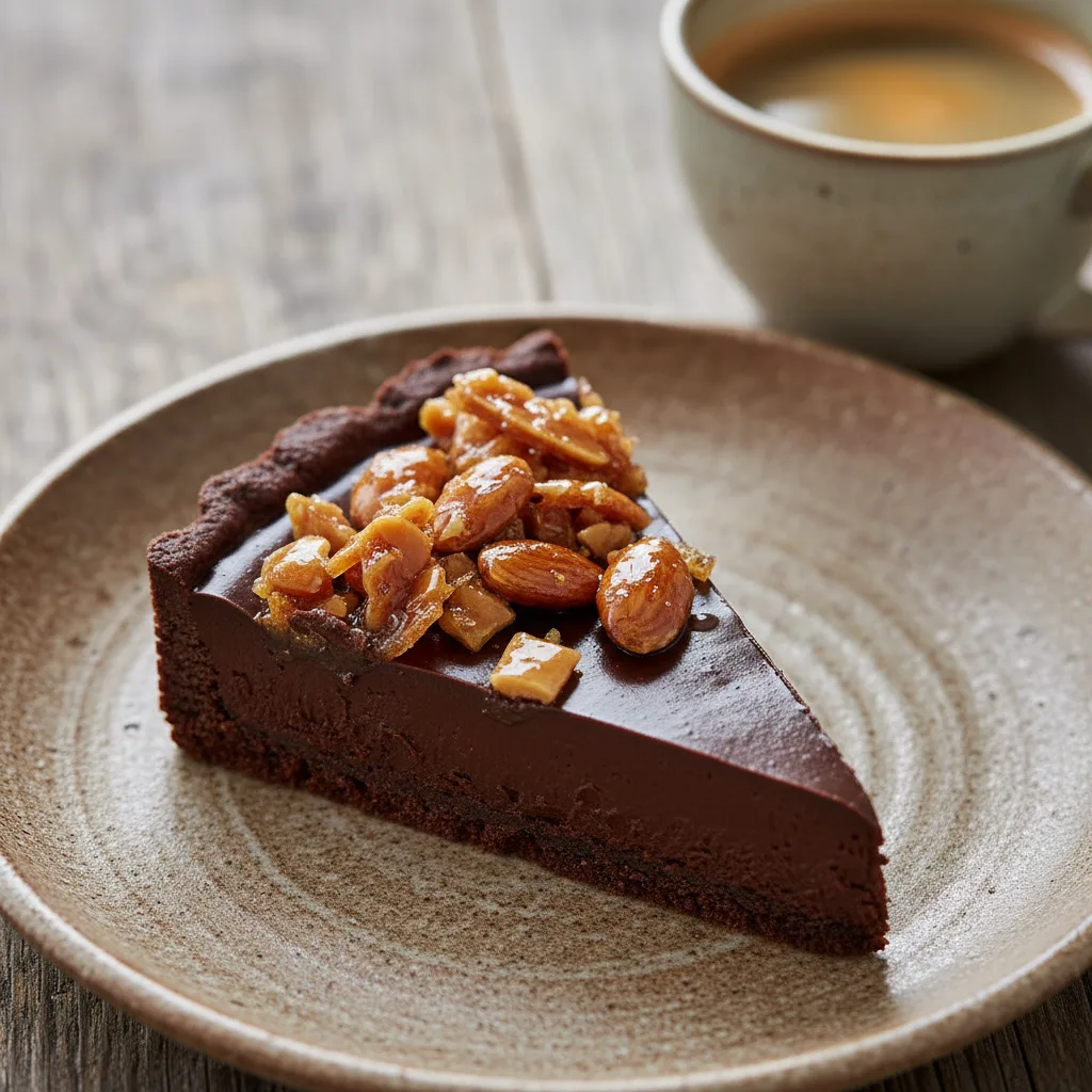 Torta de Chocolate com Praliné de Amêndoas: Receita Irresistível