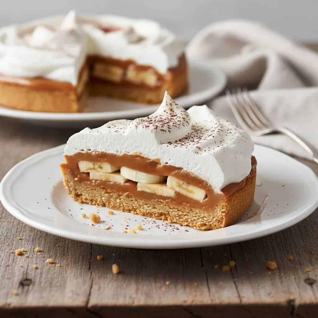 Torta de Banana com Doce de Leite (Banoffee)