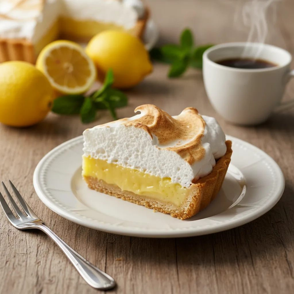 Torta de Limão com Merengue Dourado: Clássica e Refrescante